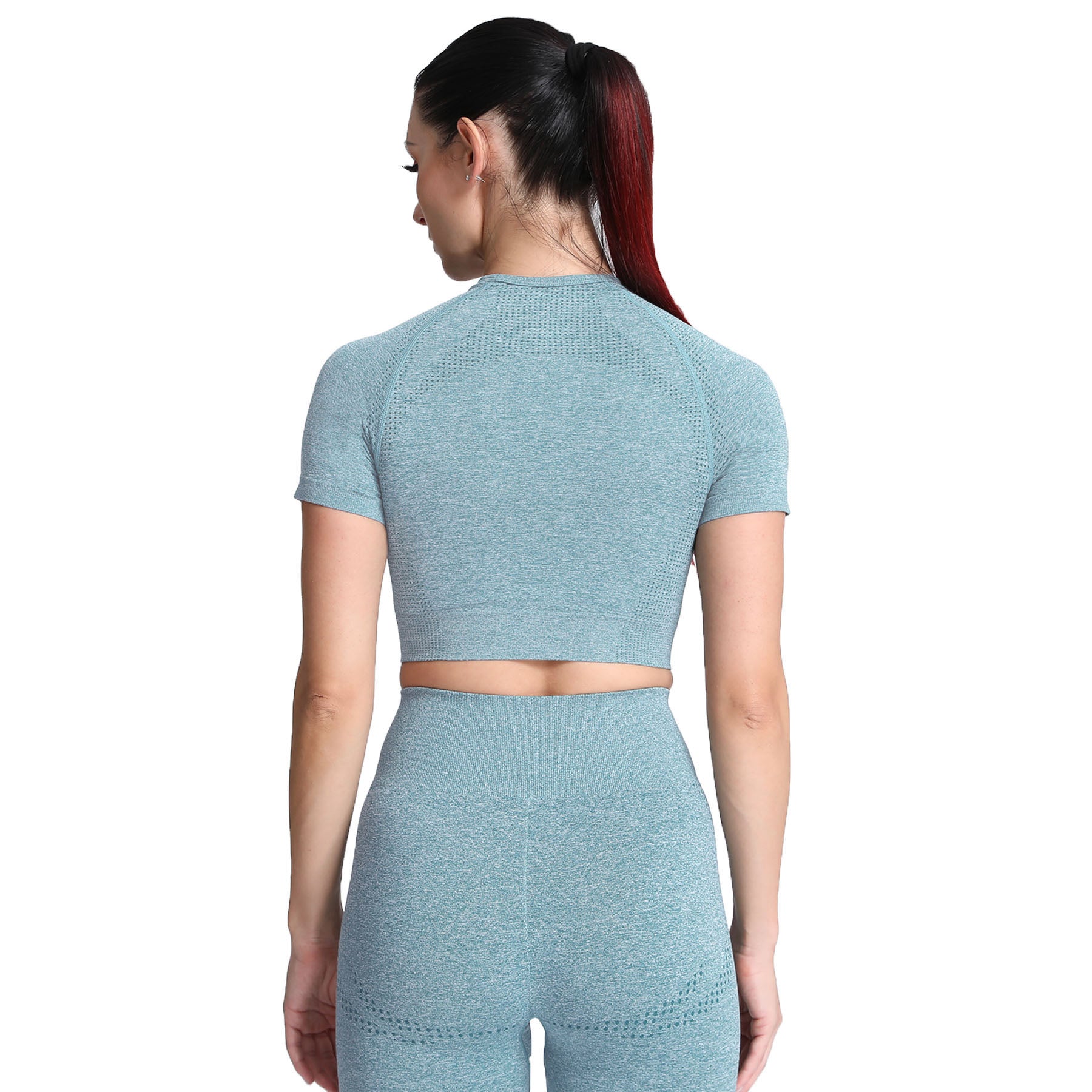 Aoxjox Vital Short Sleeve Crop Tops