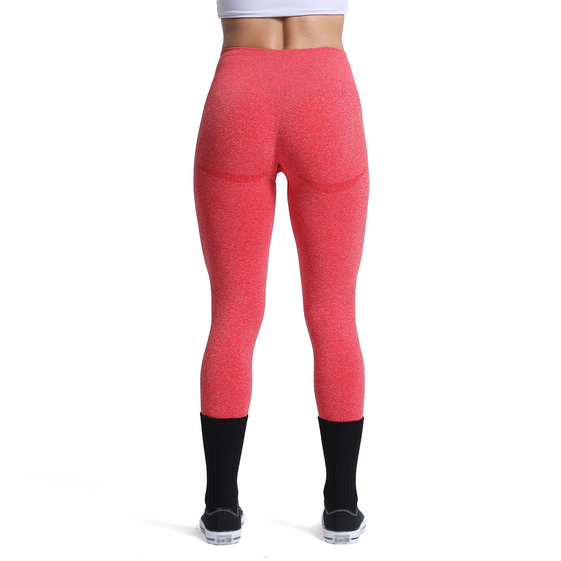 Aoxjox Darks Smile Contour Seamless Leggings