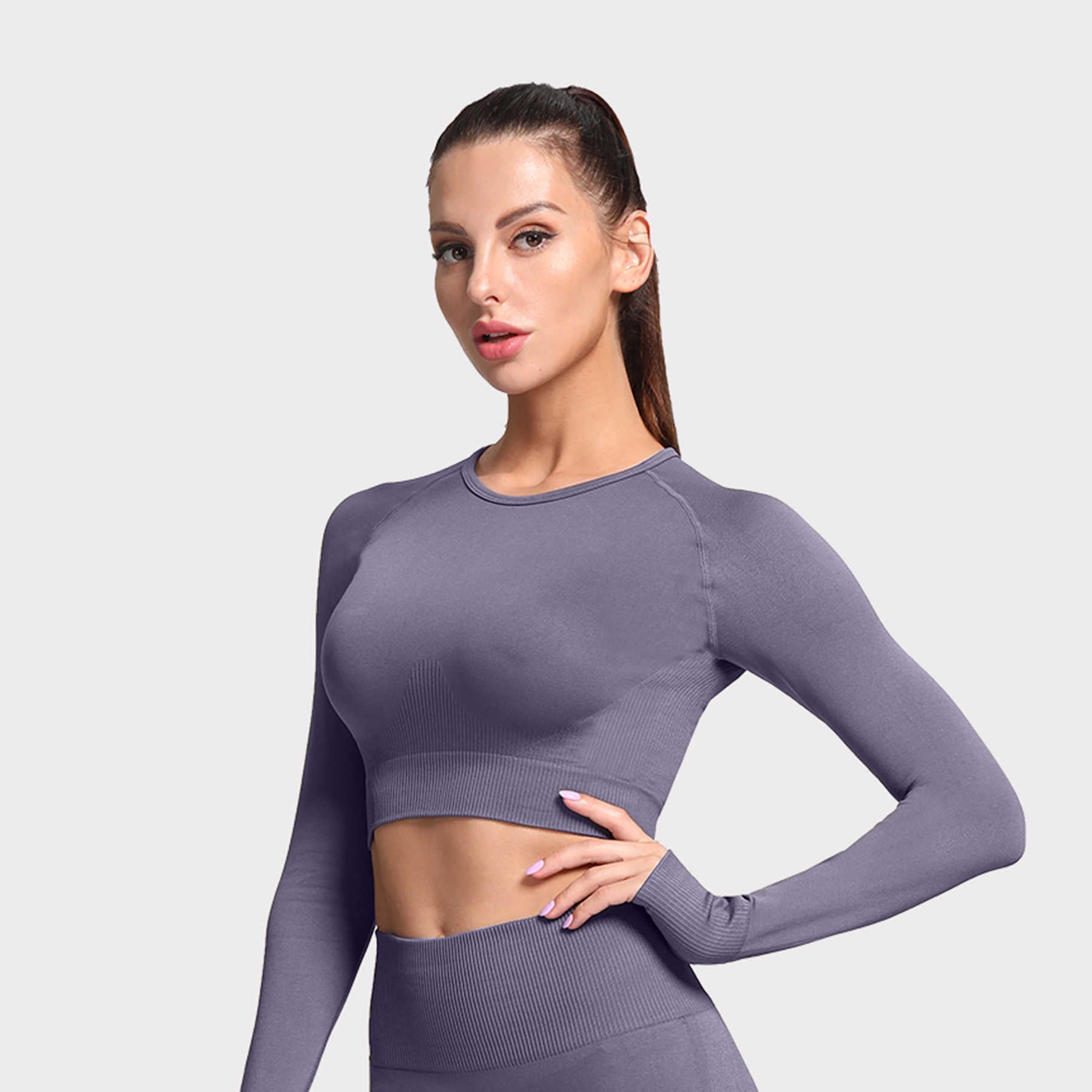 Aoxjox Hyperflex Seamless Crop Top