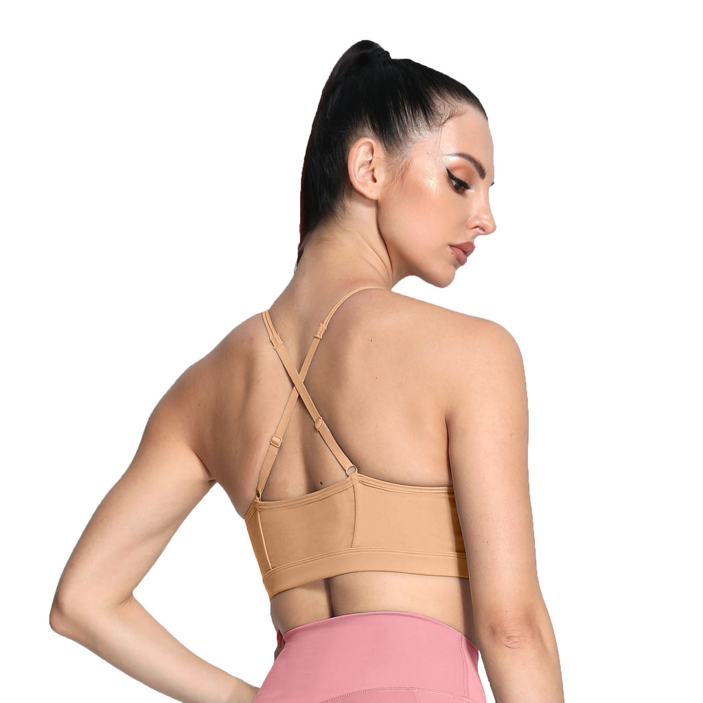 Aoxjox Ruched "Baddie" Sports Bras