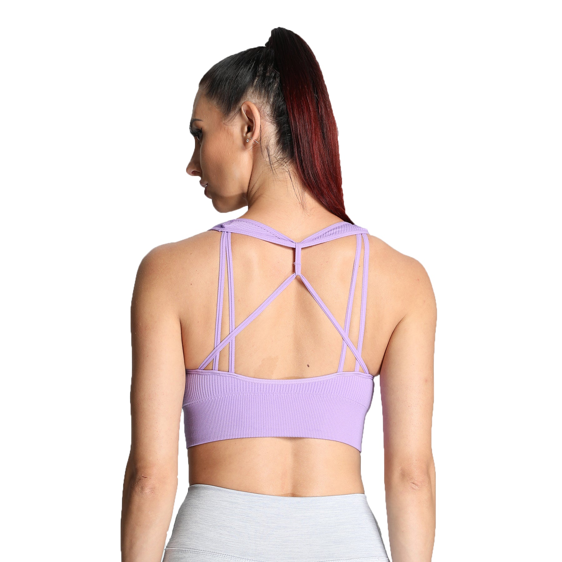 Aoxjox Ribbed Seamless Sports Bras