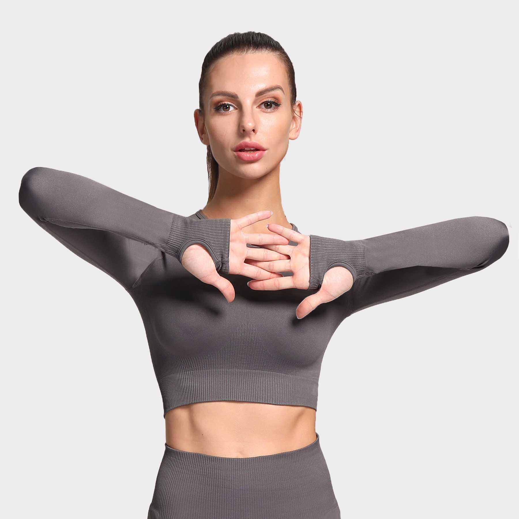 Aoxjox Hyperflex Seamless Crop Top