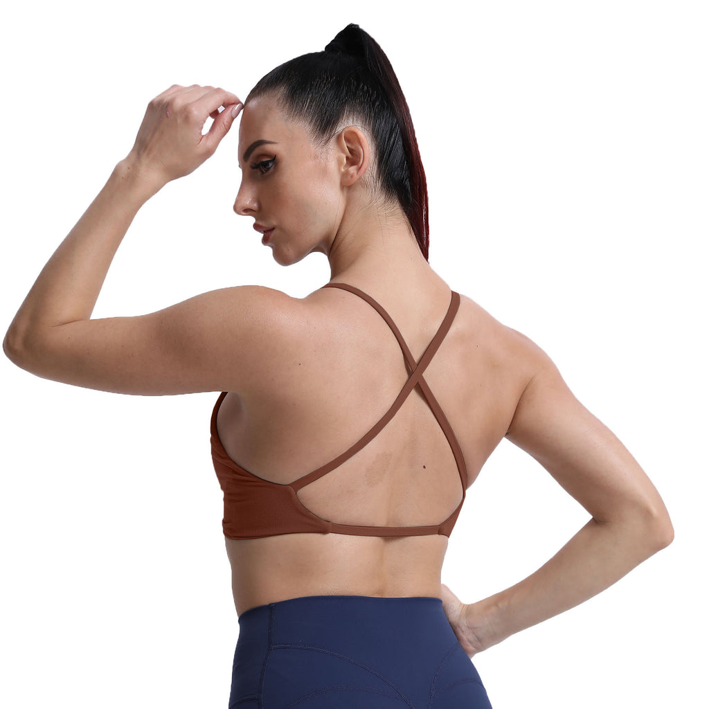 Aoxjox "Sienna"  Sports Bra (DARKS/NEUTRALS)