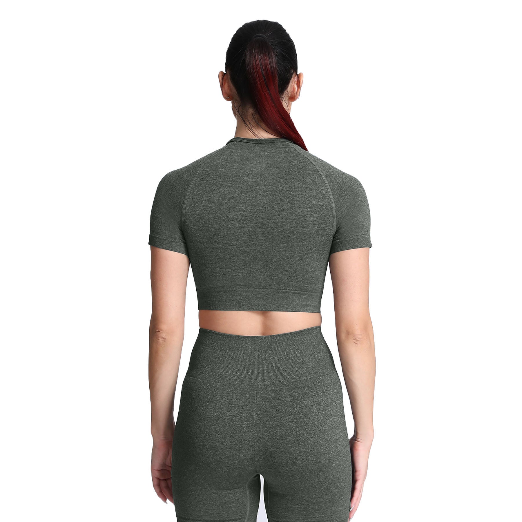 Aoxjox Vital Short Sleeve Crop Tops