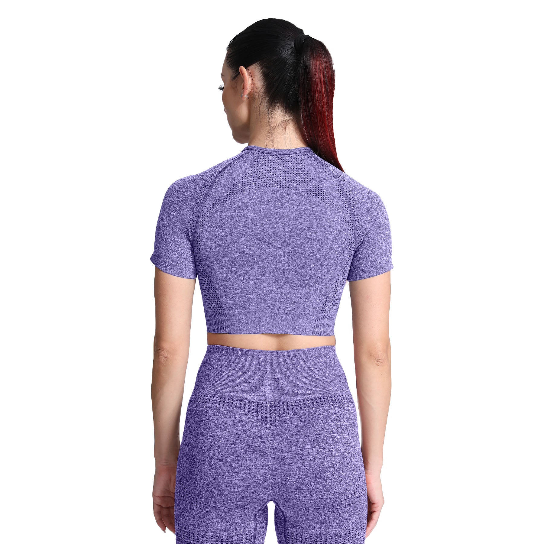 Aoxjox Vital Short Sleeve Crop Tops