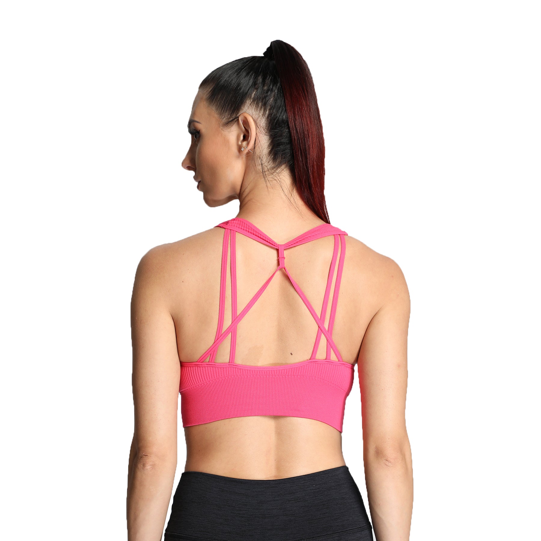 Aoxjox Ribbed Seamless Sports Bras
