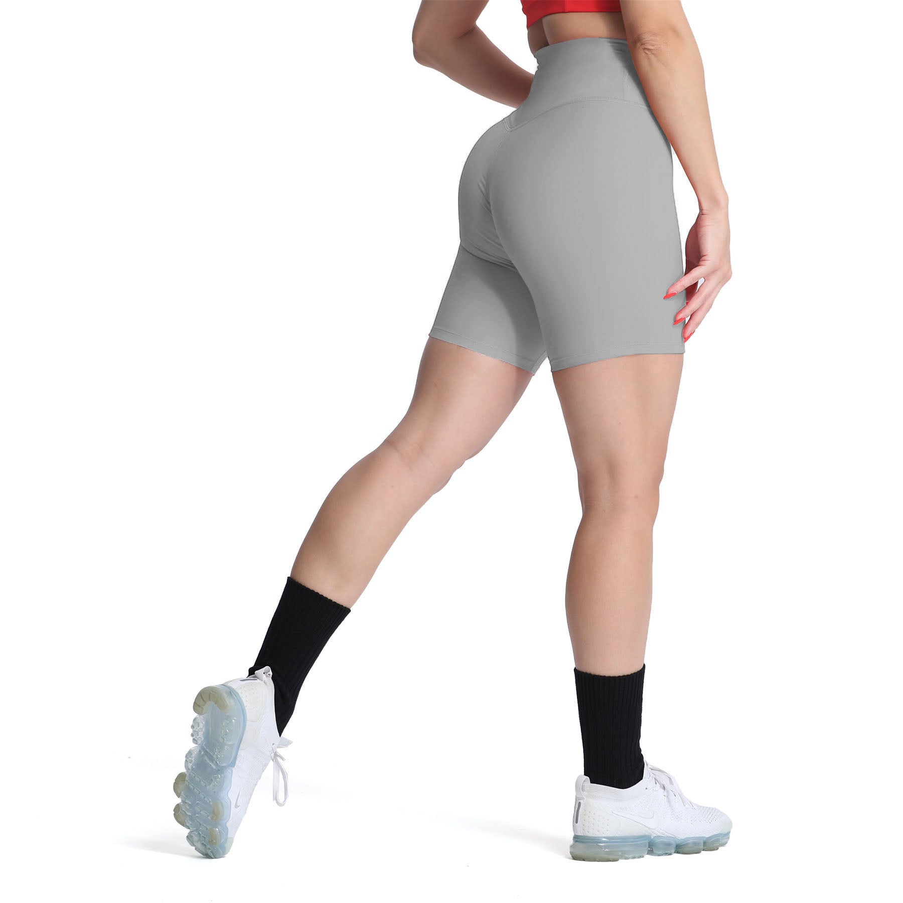 Aoxjox 6" No Seam Biker Shorts