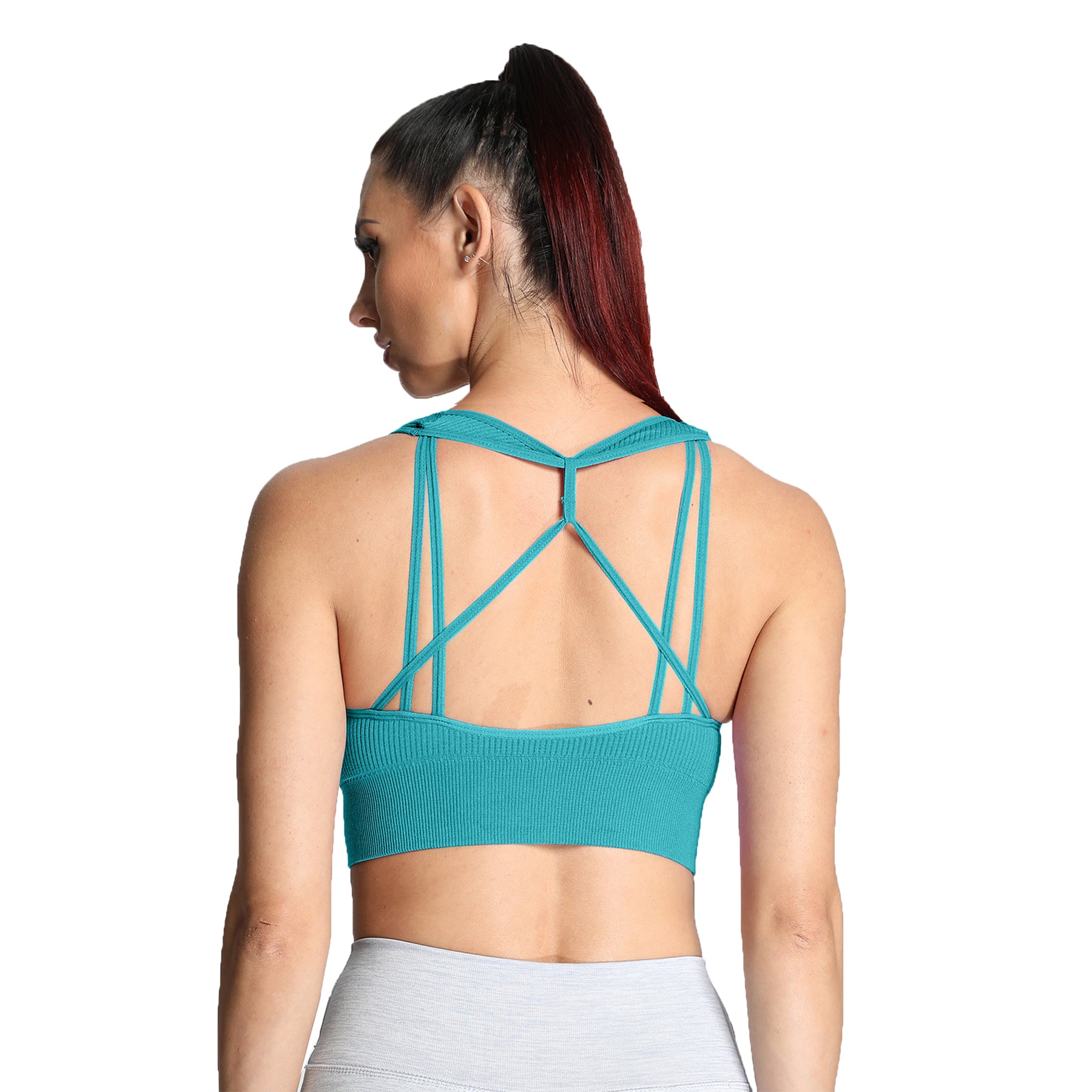 Aoxjox Ribbed Seamless Sports Bras