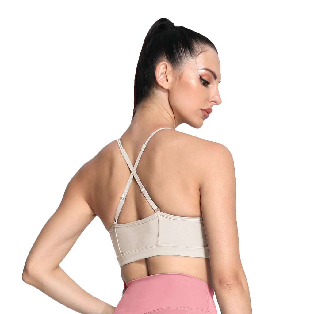Aoxjox Ruched "Baddie" Sports Bras
