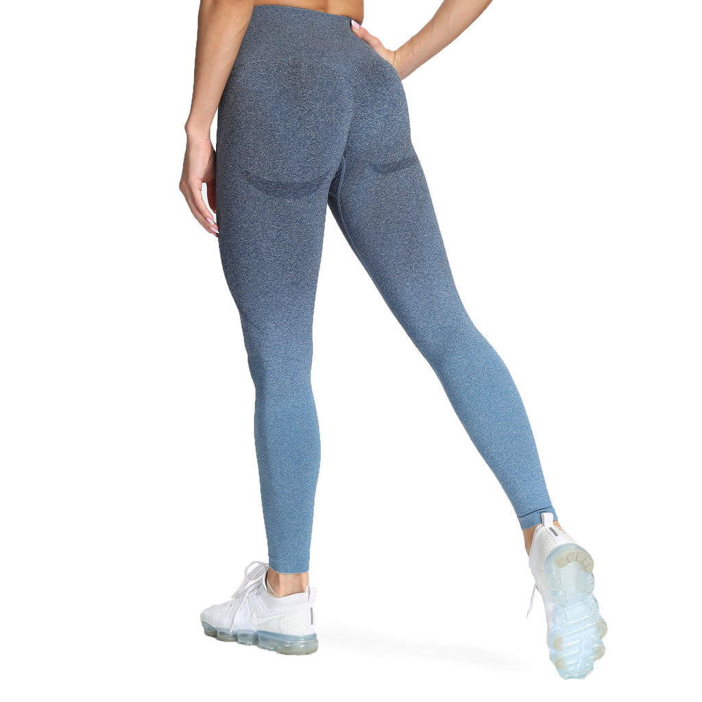 Aoxjox Smile Contour Ombre Seamless Leggings