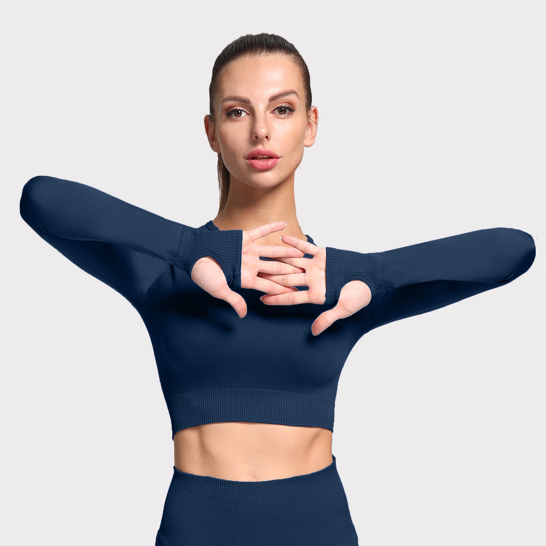 Aoxjox Hyperflex Seamless Crop Top