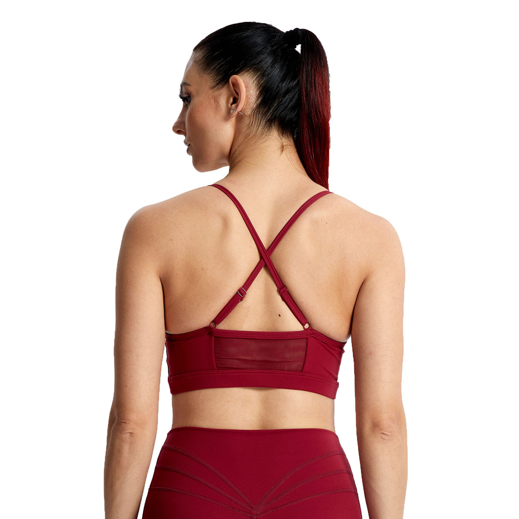 Aoxjox Ruched "Baddie" Sports Bras