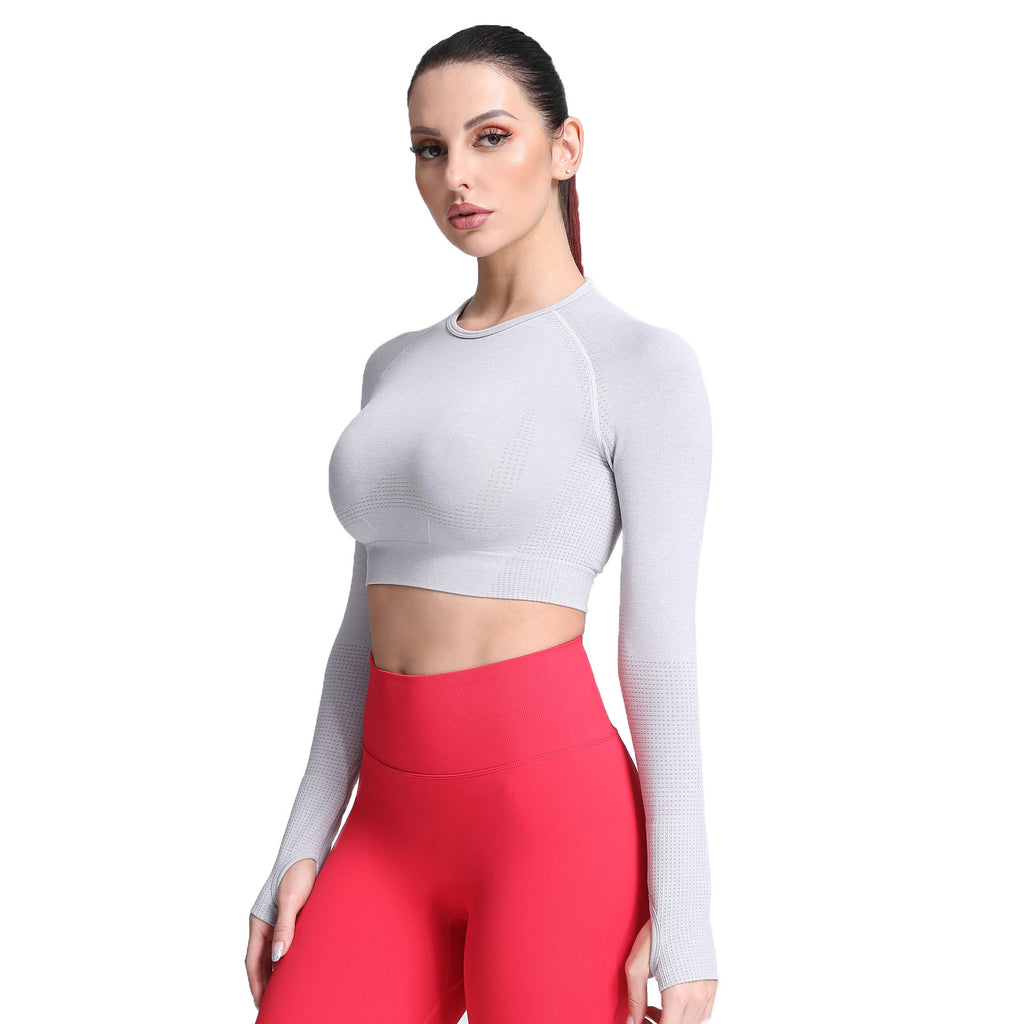 Aoxjox Vital Long Sleeve Crop Top
