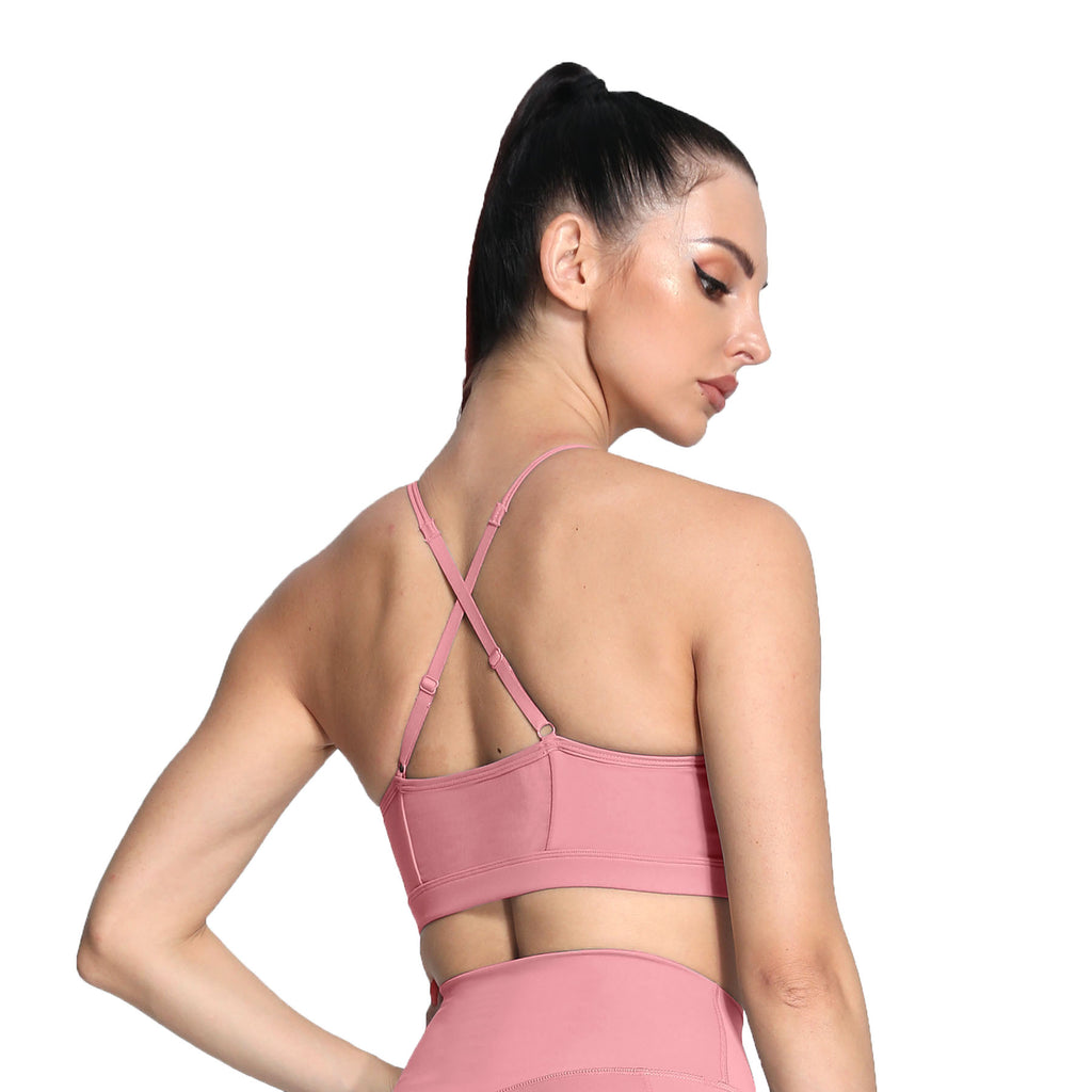 Aoxjox Ruched "Baddie" Sports Bras