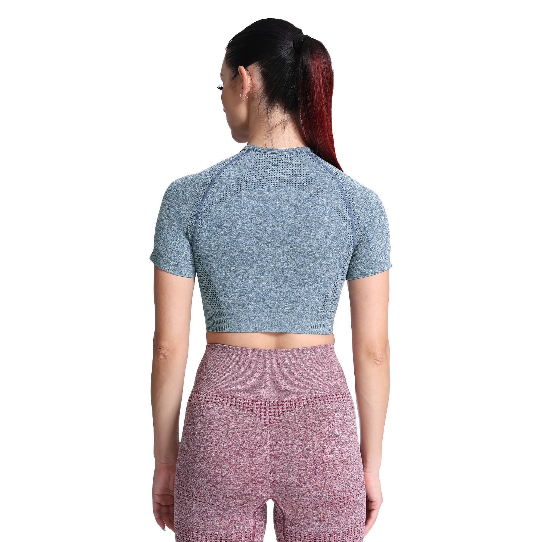 Aoxjox Vital Short Sleeve Crop Tops