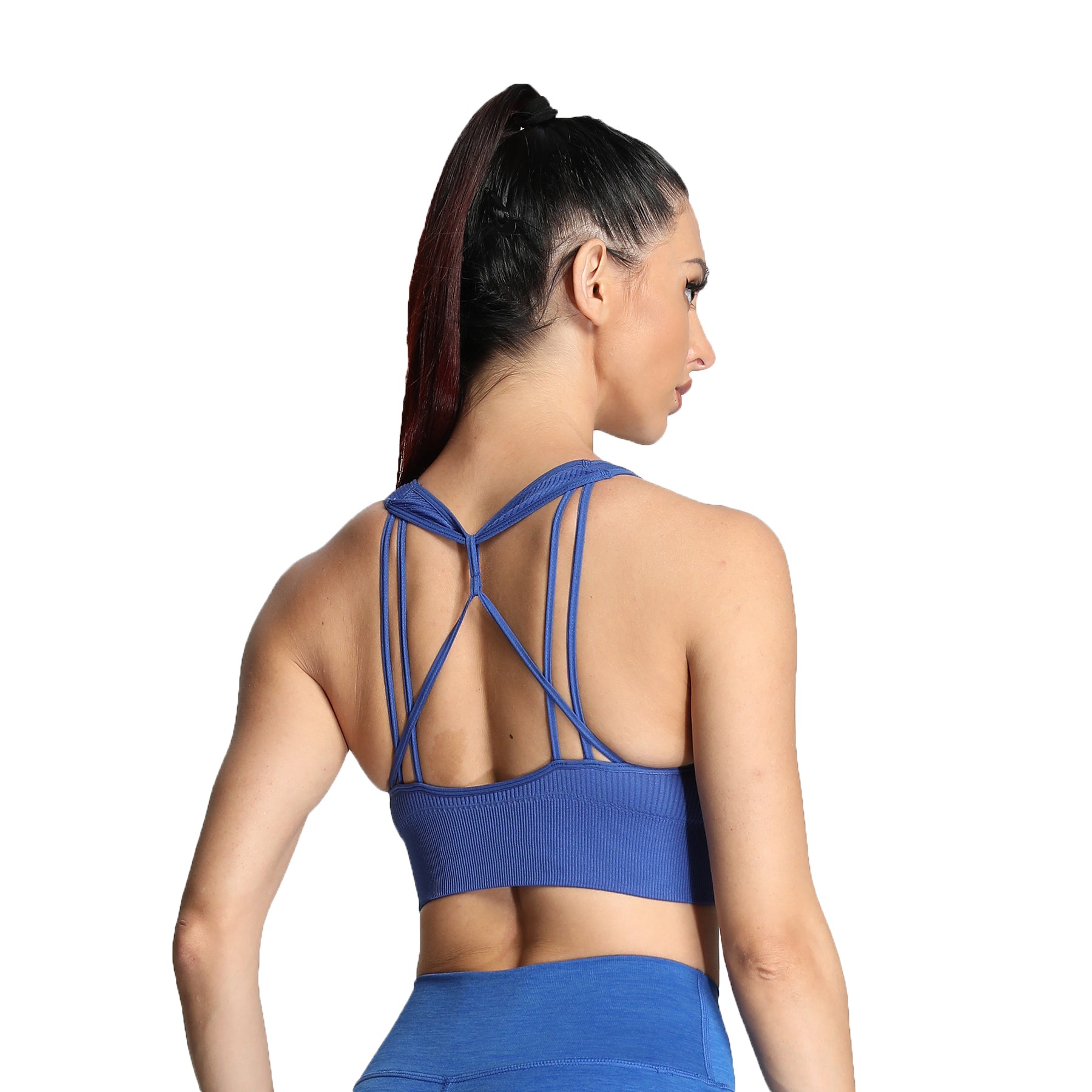 Aoxjox Ribbed Seamless Sports Bras
