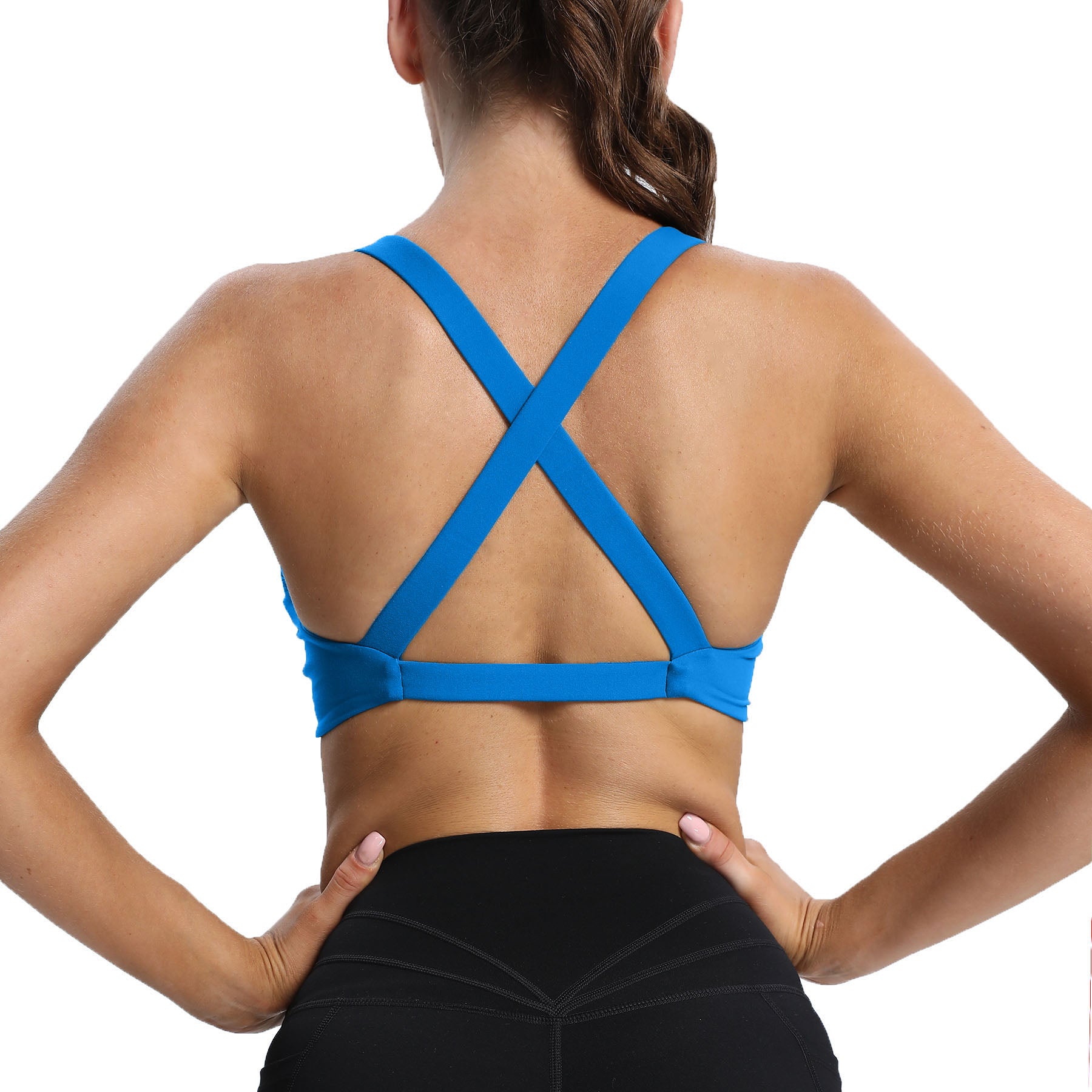 Aoxjox Women's Sports Bra Gym Yoga Seamless Workout Crop : :  Clothing, Shoes & Accessories