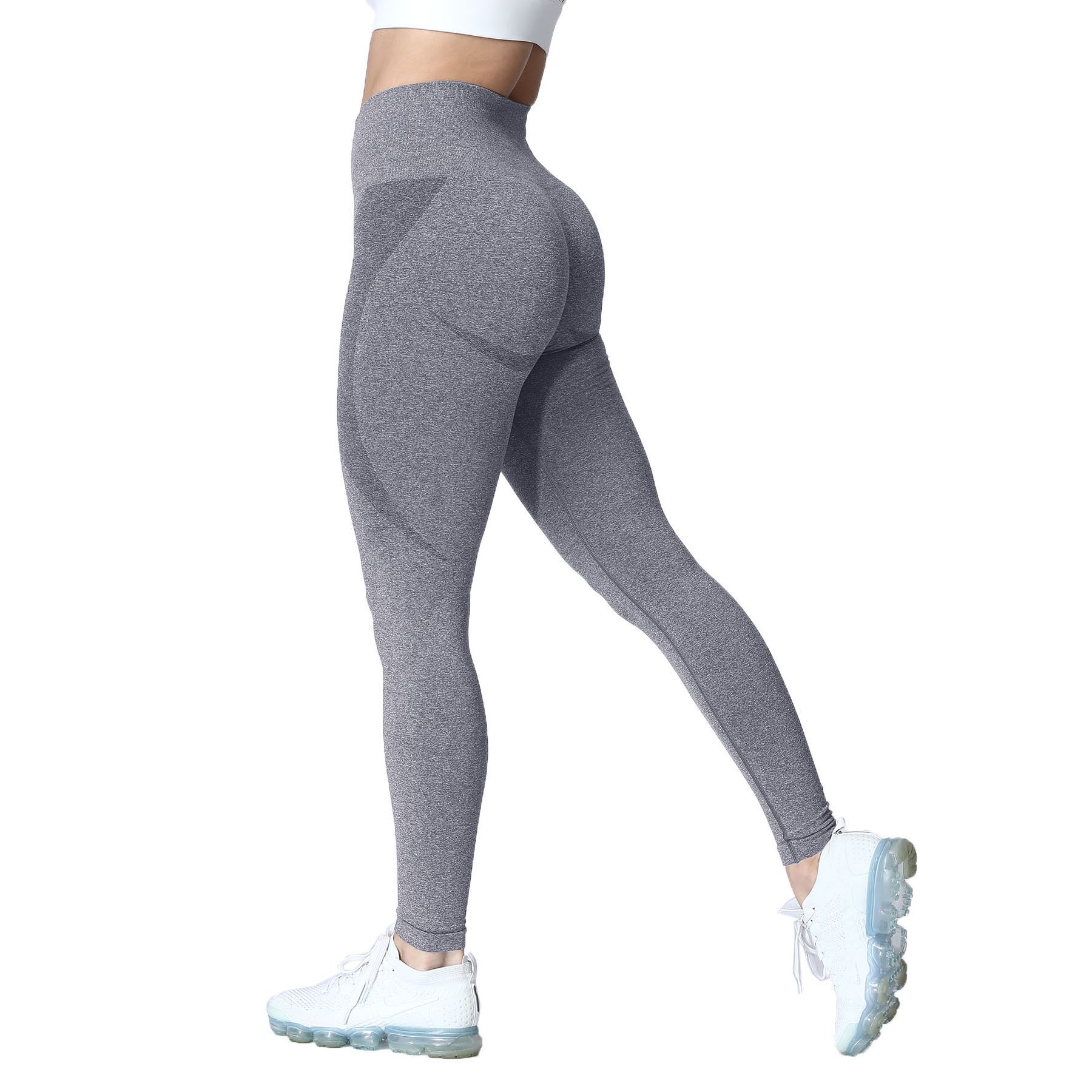 Aoxjox Darks Smile Contour Seamless Leggings