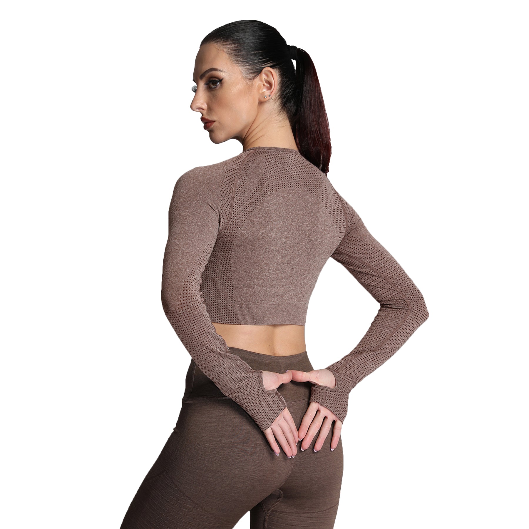 Aoxjox "Vital 2.0 / 3.0" long-sleeved Crop Top