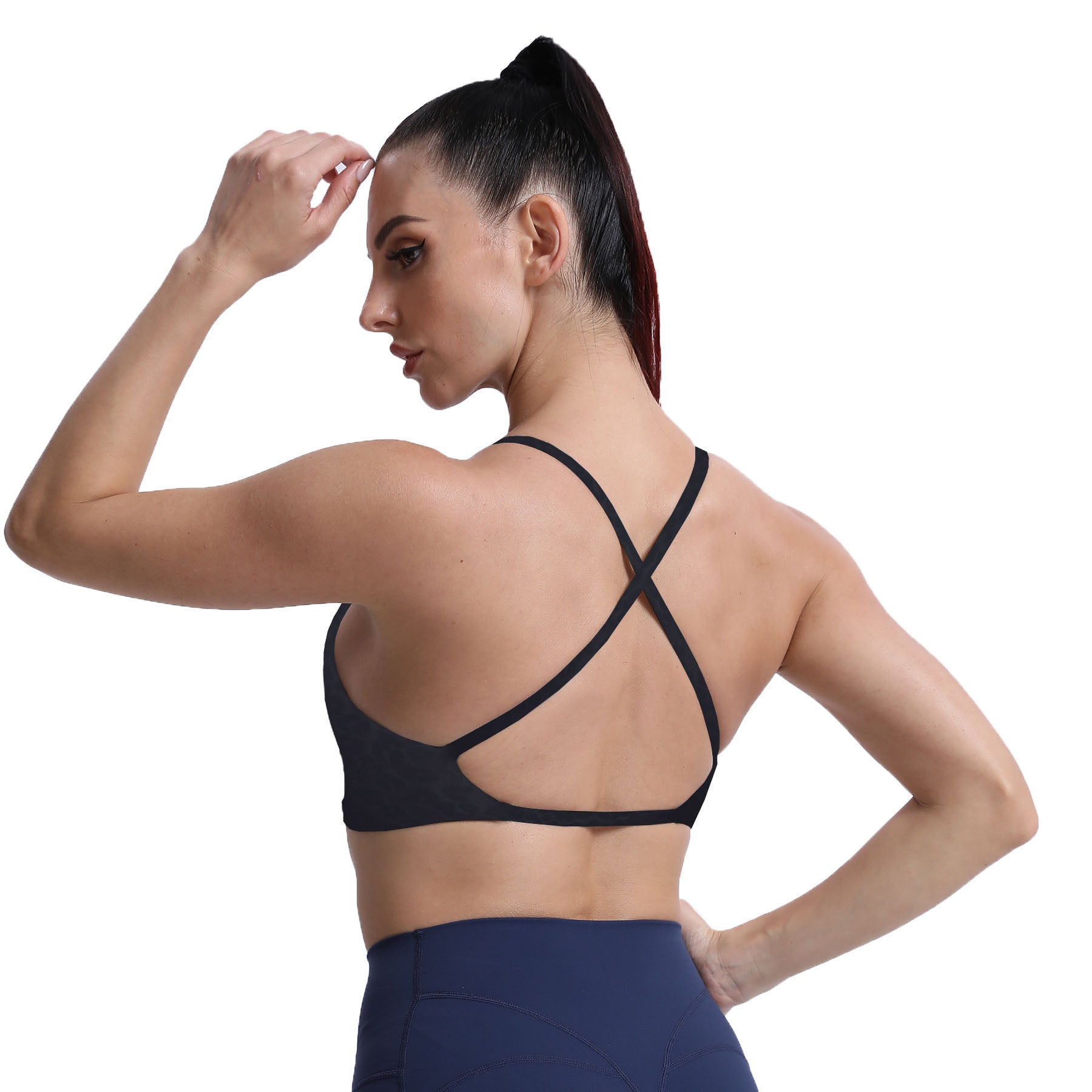 Aoxjox "Sienna"  Sports Bra (DARKS/NEUTRALS)