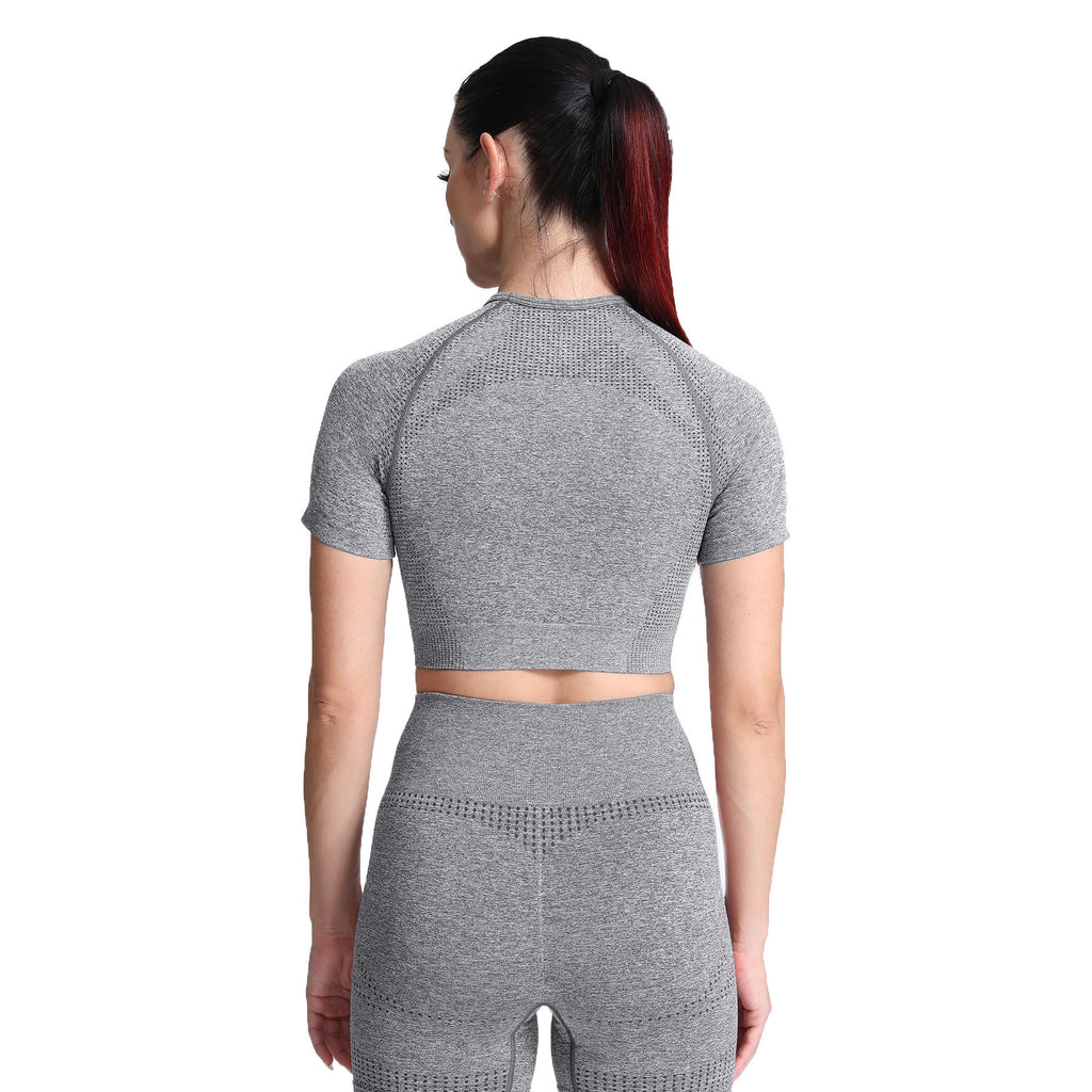 Aoxjox Vital Short Sleeve Crop Tops