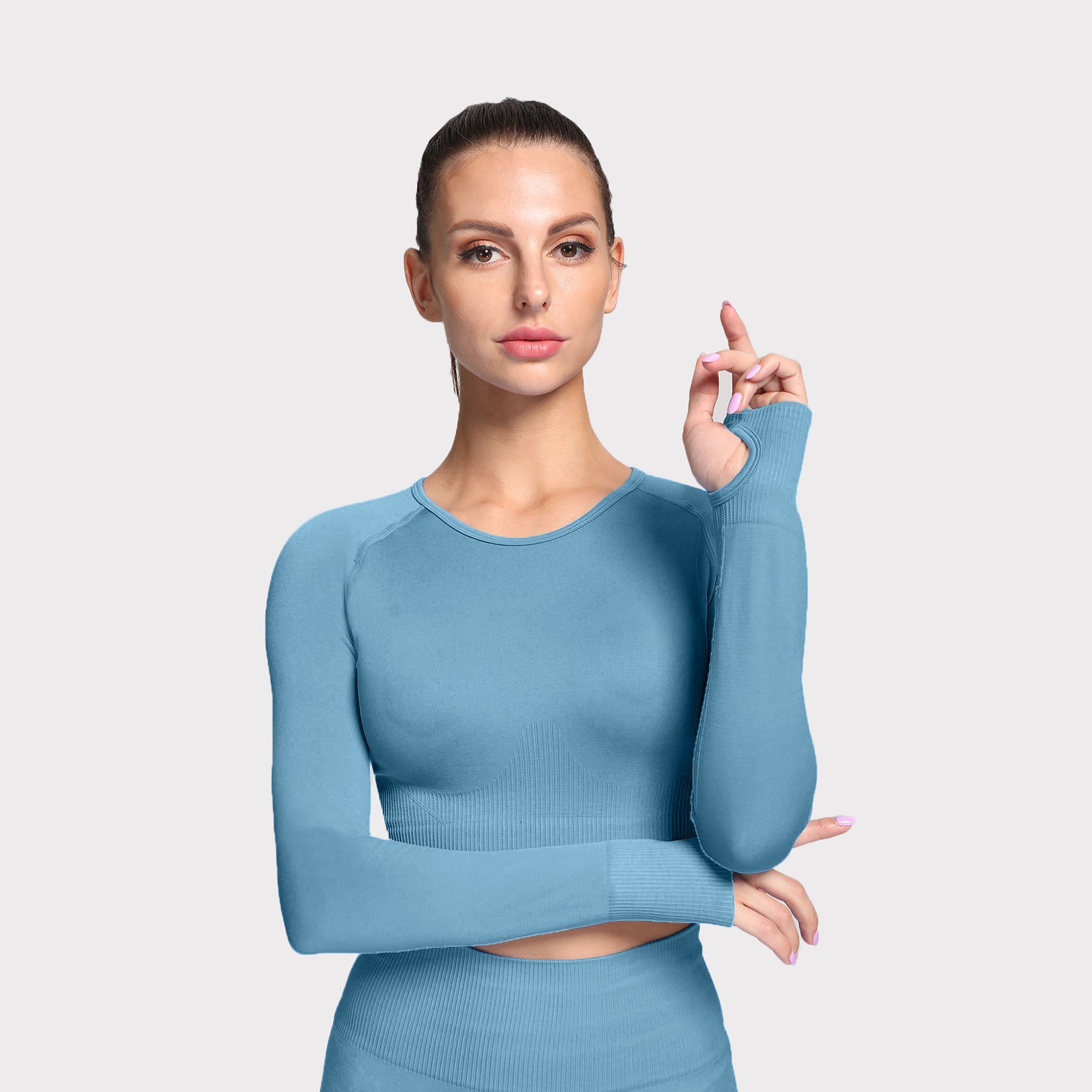 Aoxjox Hyperflex Seamless Crop Top