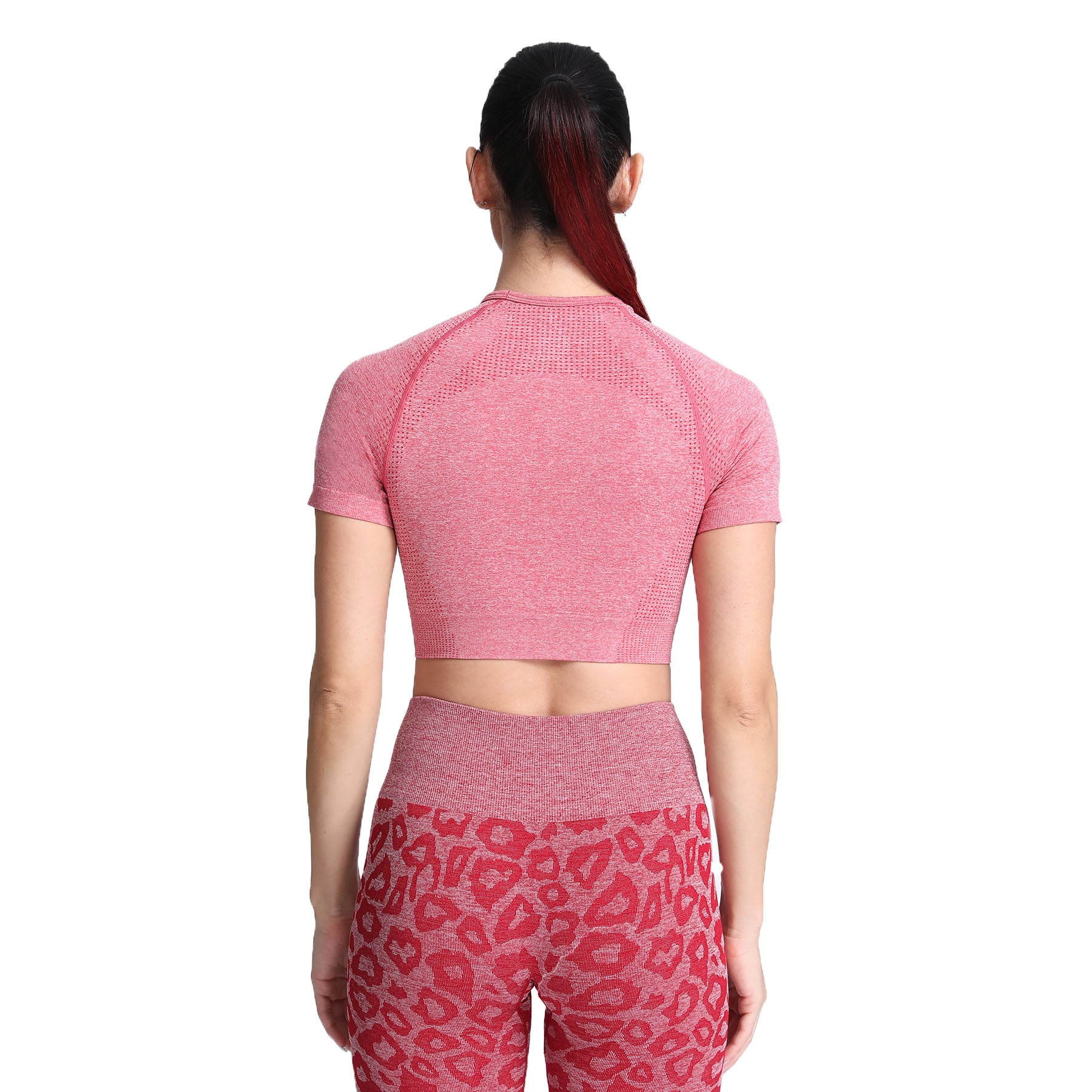 Aoxjox Vital Short Sleeve Crop Tops
