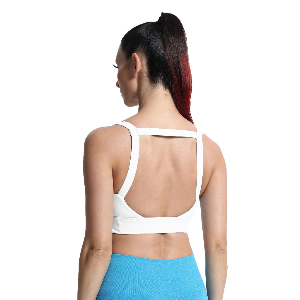 Aoxjox Tube top thick strap open back Bras