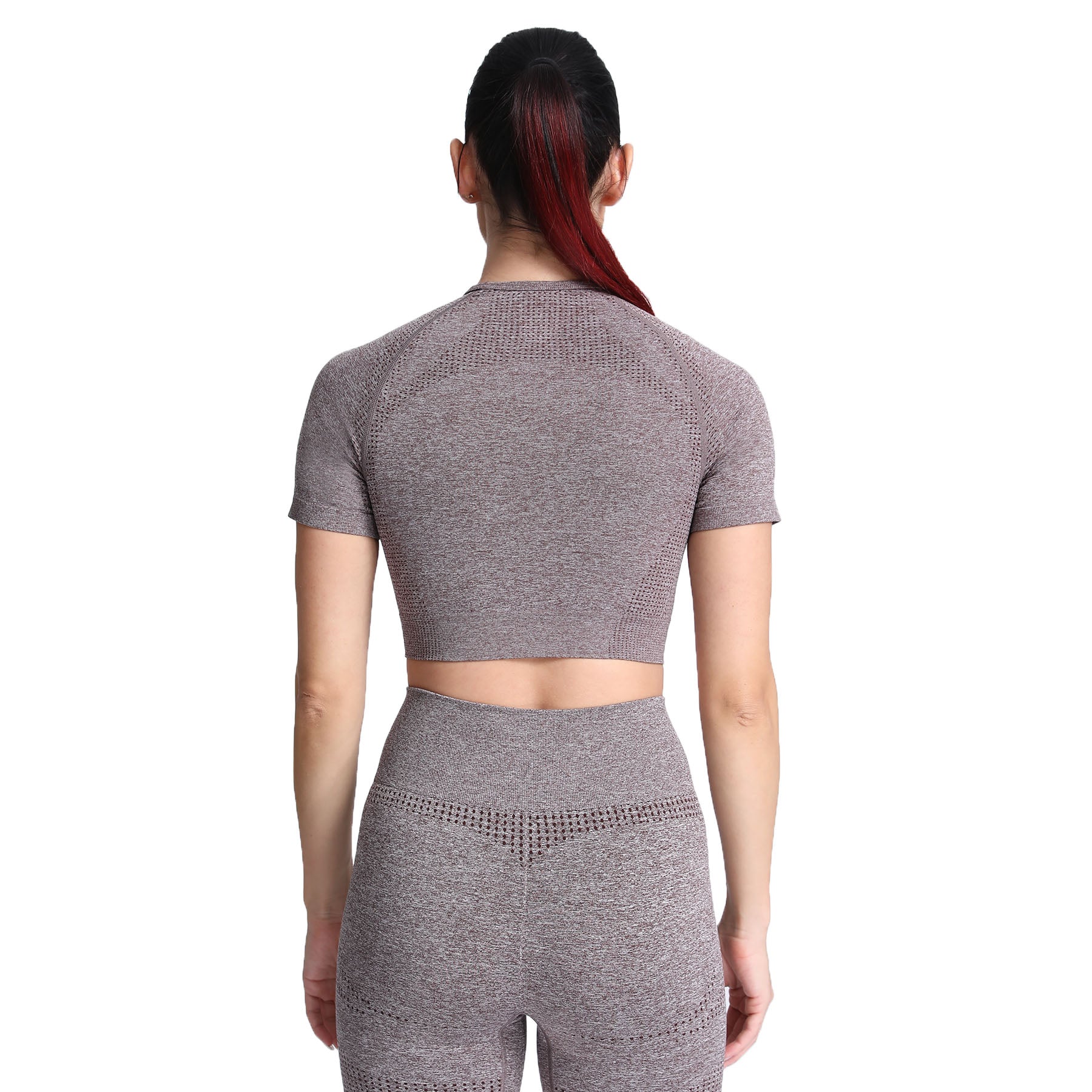 Aoxjox Vital Short Sleeve Crop Tops