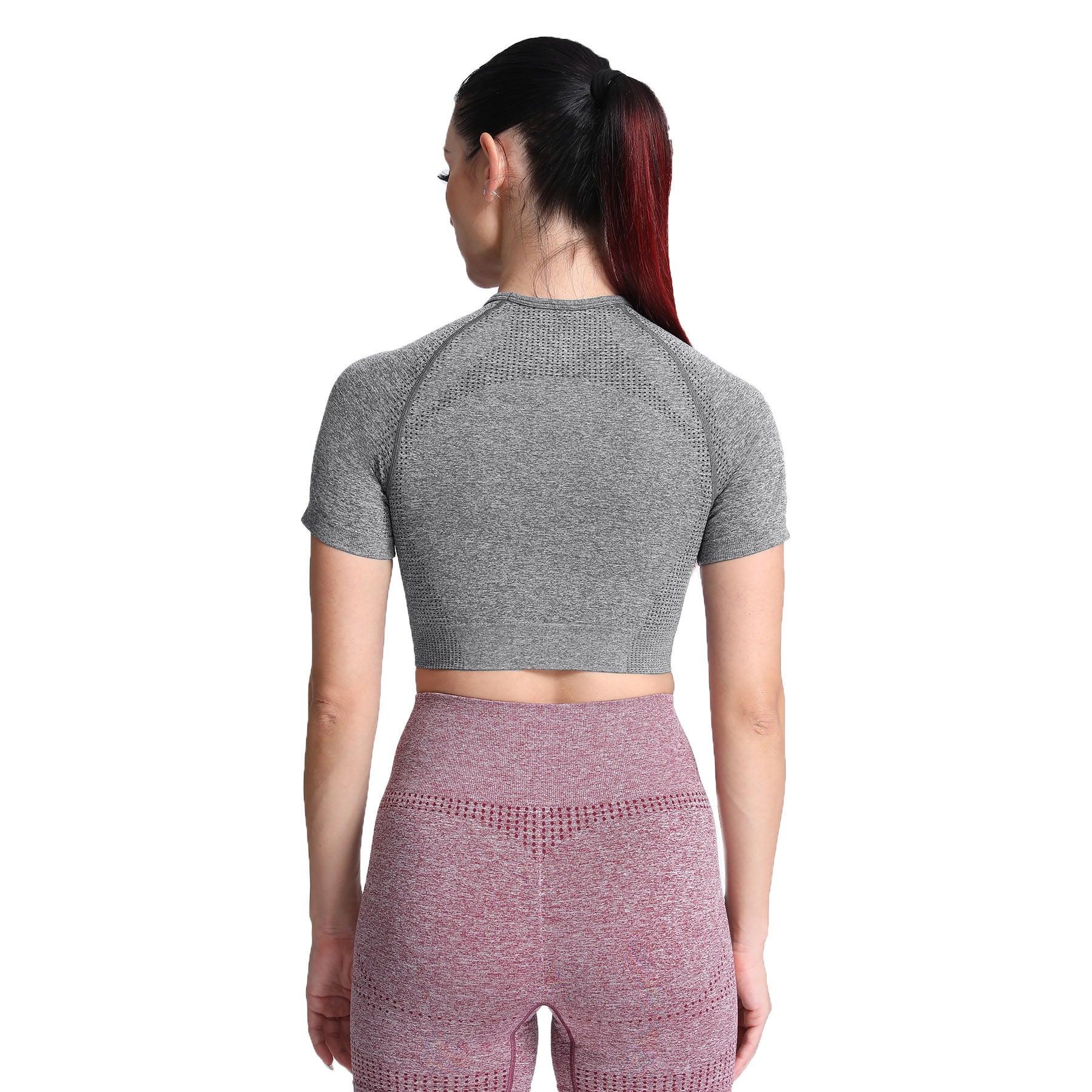 Aoxjox Vital Short Sleeve Crop Tops