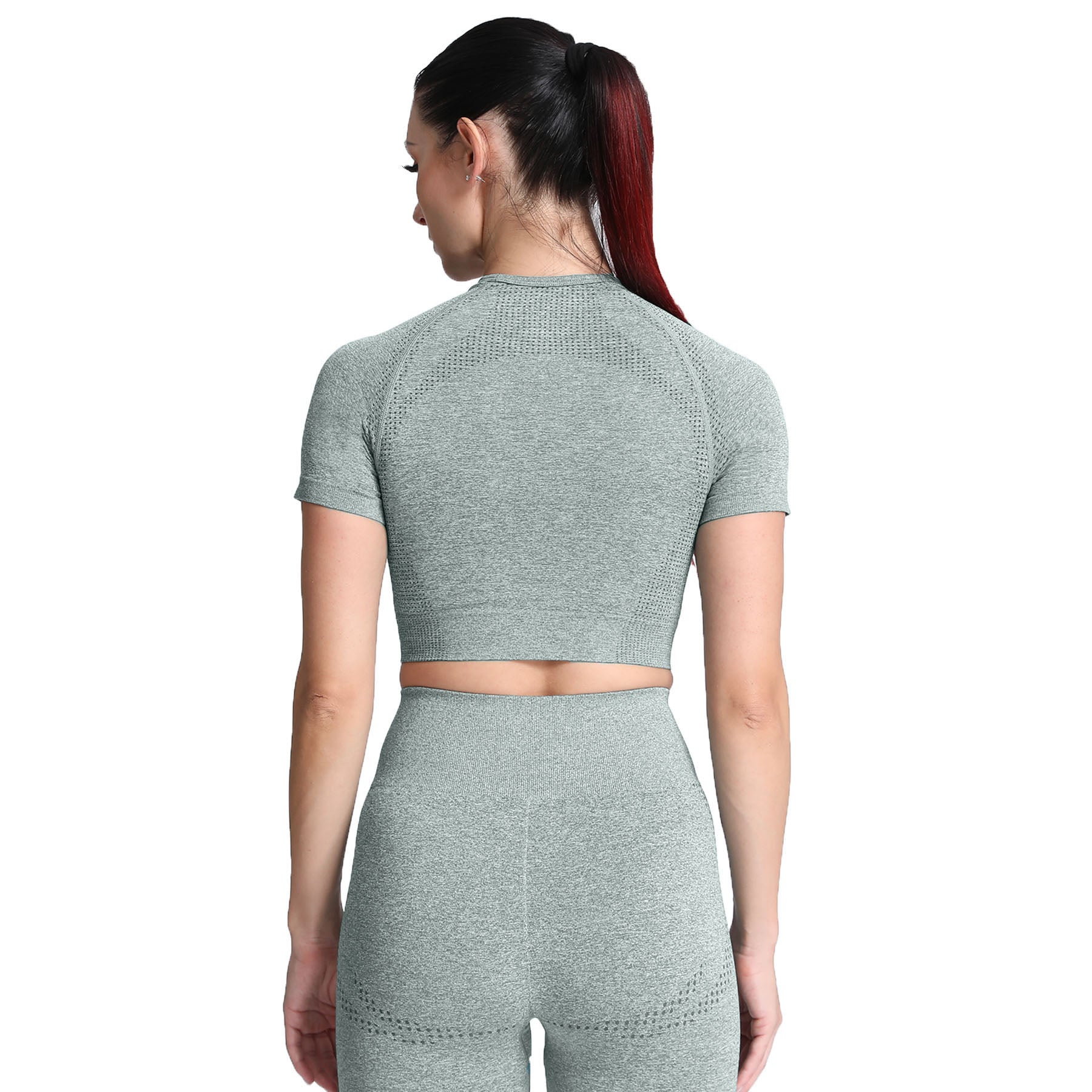 Aoxjox Vital Short Sleeve Crop Tops