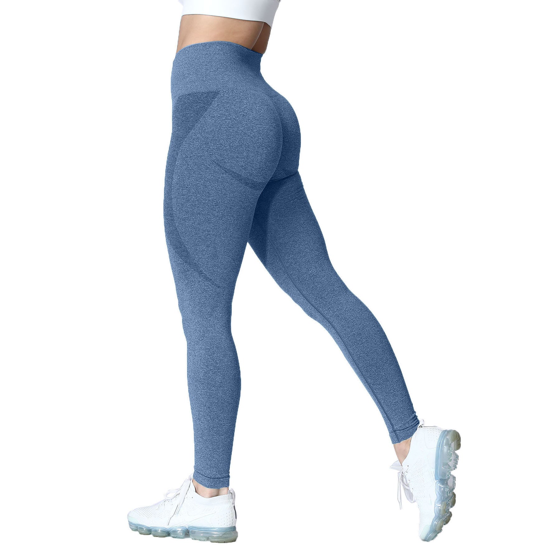 Aoxjox Darks Smile Contour Seamless Leggings