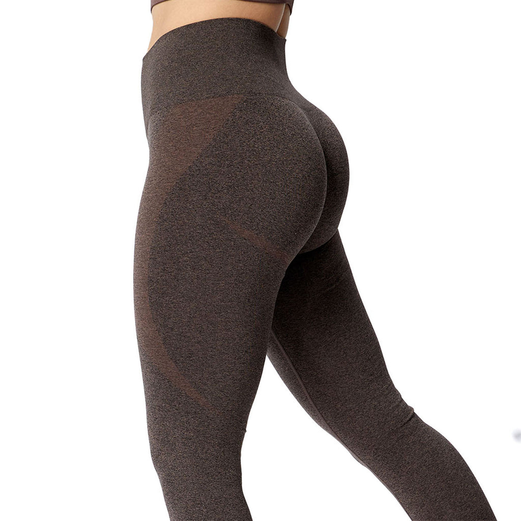 Aoxjox Darks Smile Contour Seamless Leggings