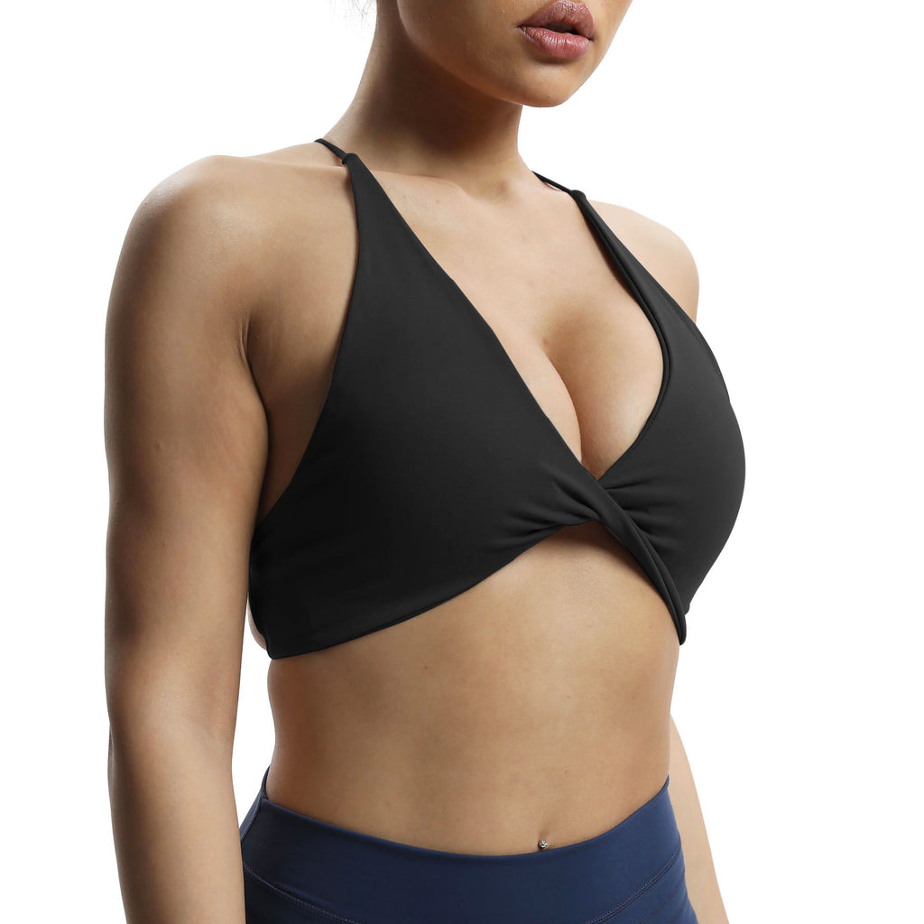 Aoxjox "Veronica" Twist Cross-Back Bra