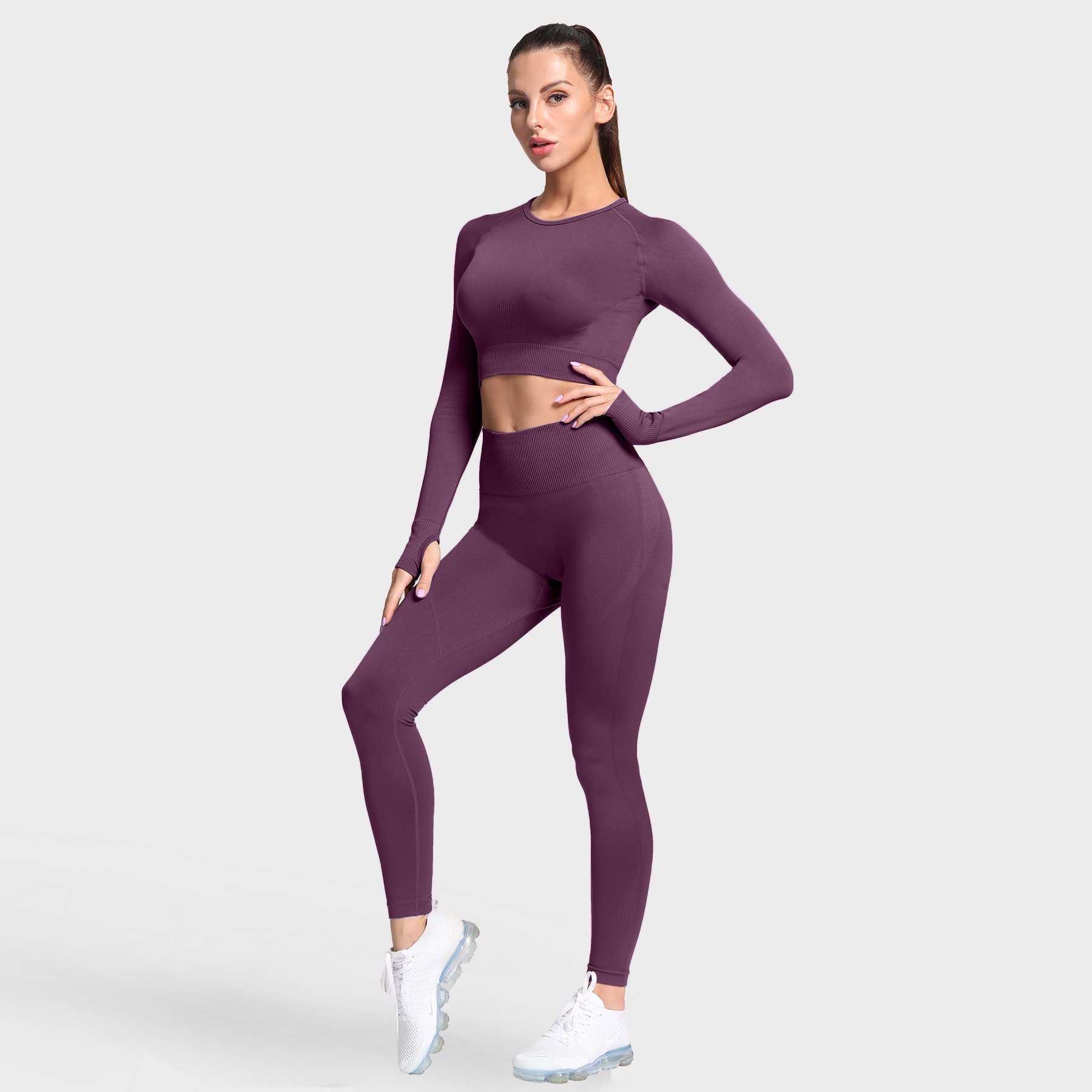 Aoxjox Hyperflex Seamless Crop Top