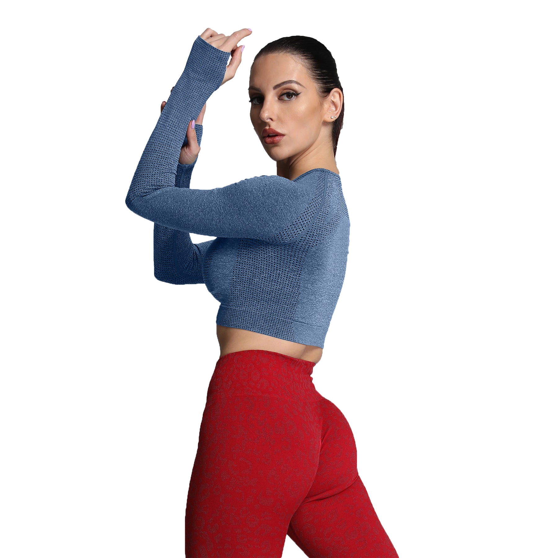 Aoxjox "Vital 2.0 / 3.0" long-sleeved Crop Top