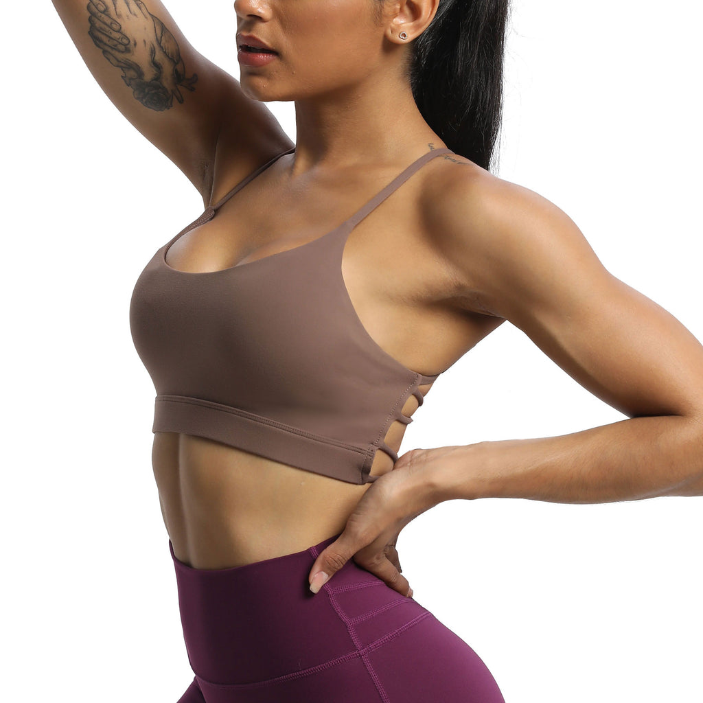 Aoxjox "Julie" Double Buckle Crossover Bra