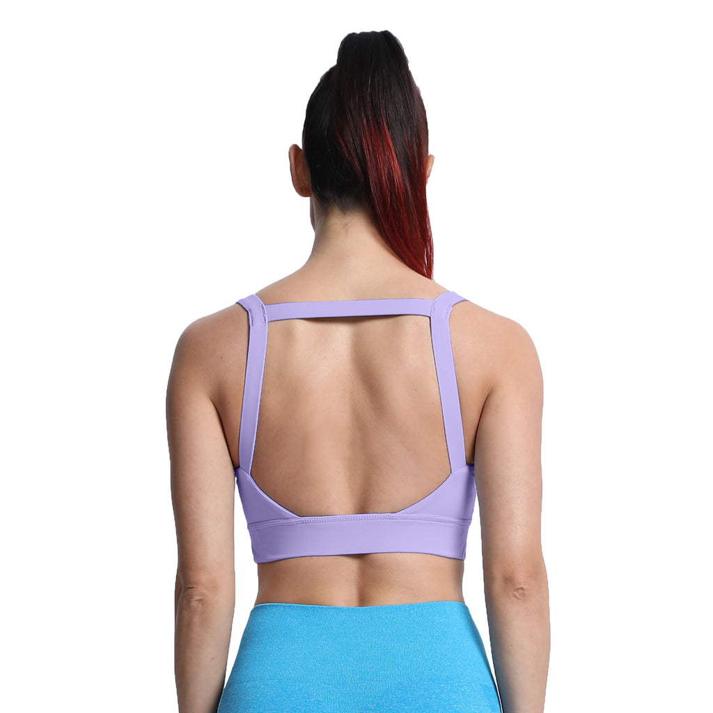Aoxjox Tube top thick strap open back Bras