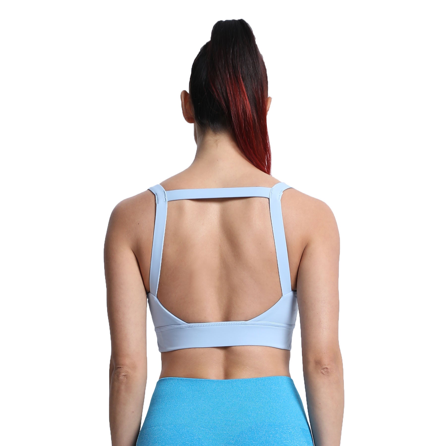 Aoxjox Tube top thick strap open back Bras