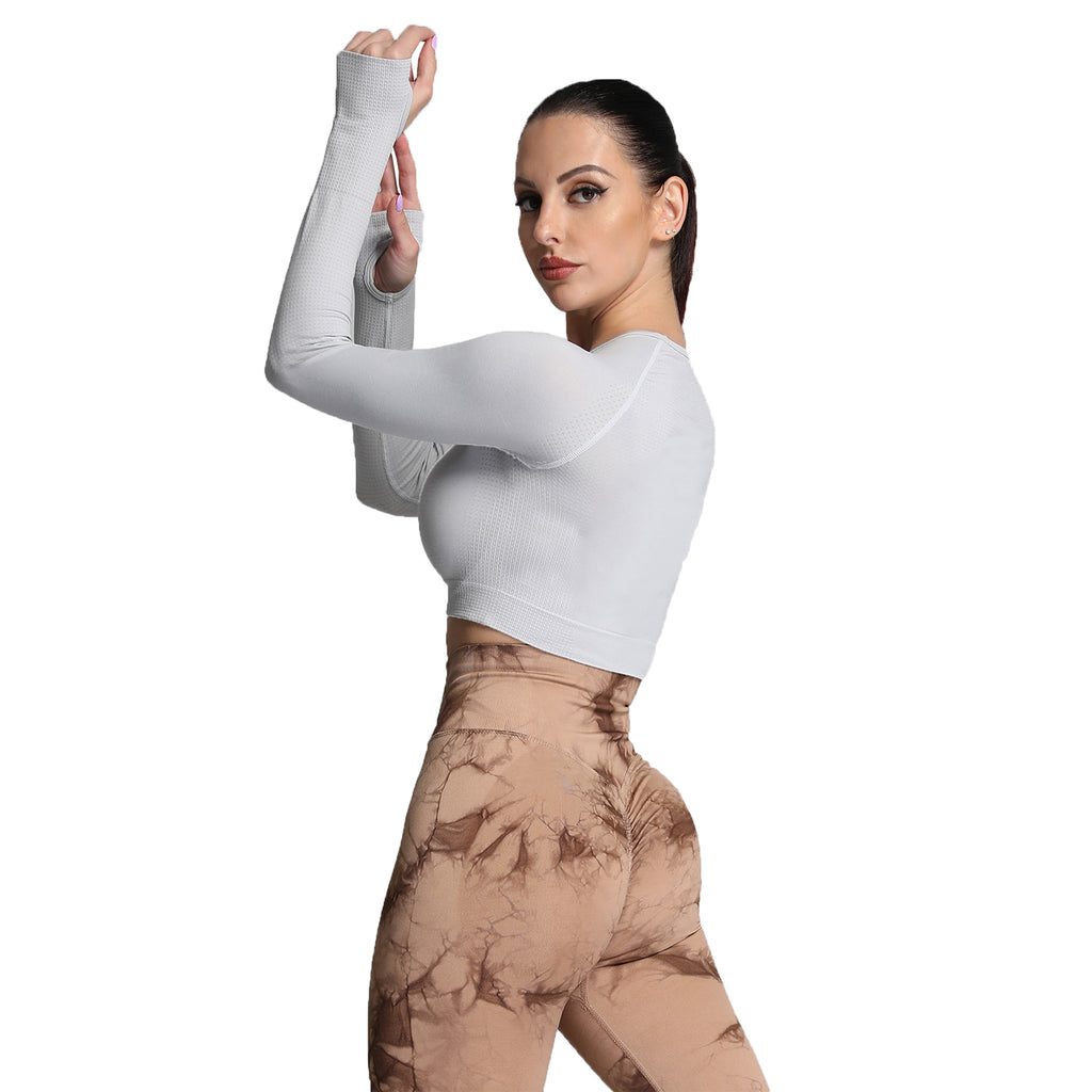 Aoxjox "Vital 2.0 / 3.0" long-sleeved Crop Top