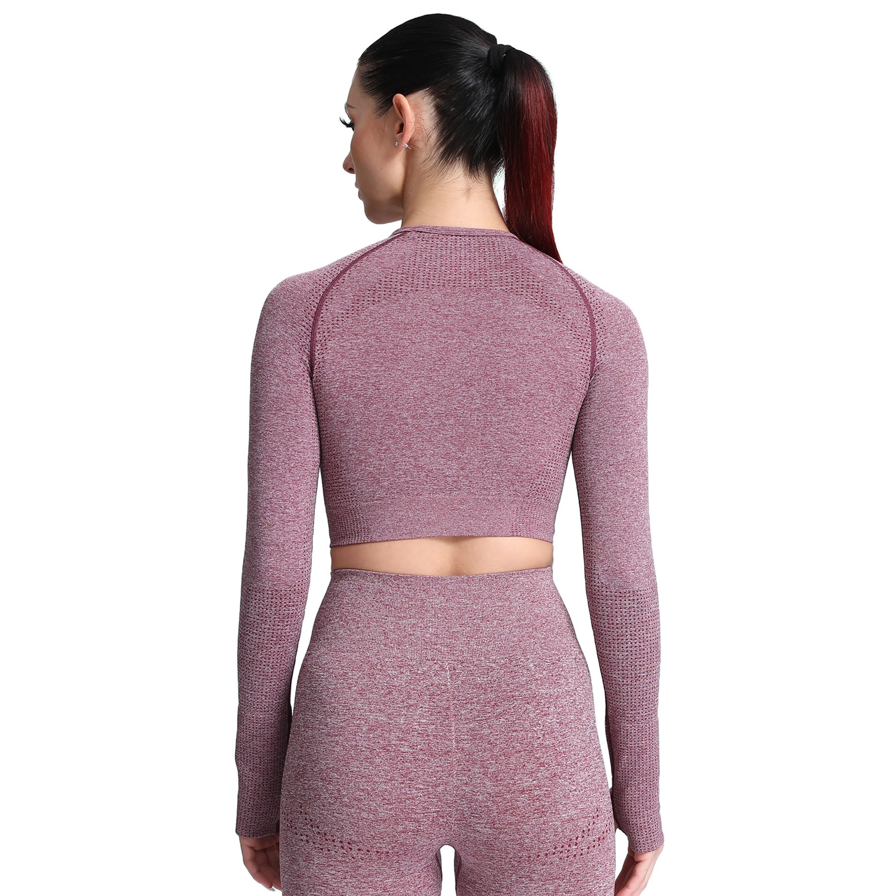 Aoxjox Vital Long Sleeve Crop Top