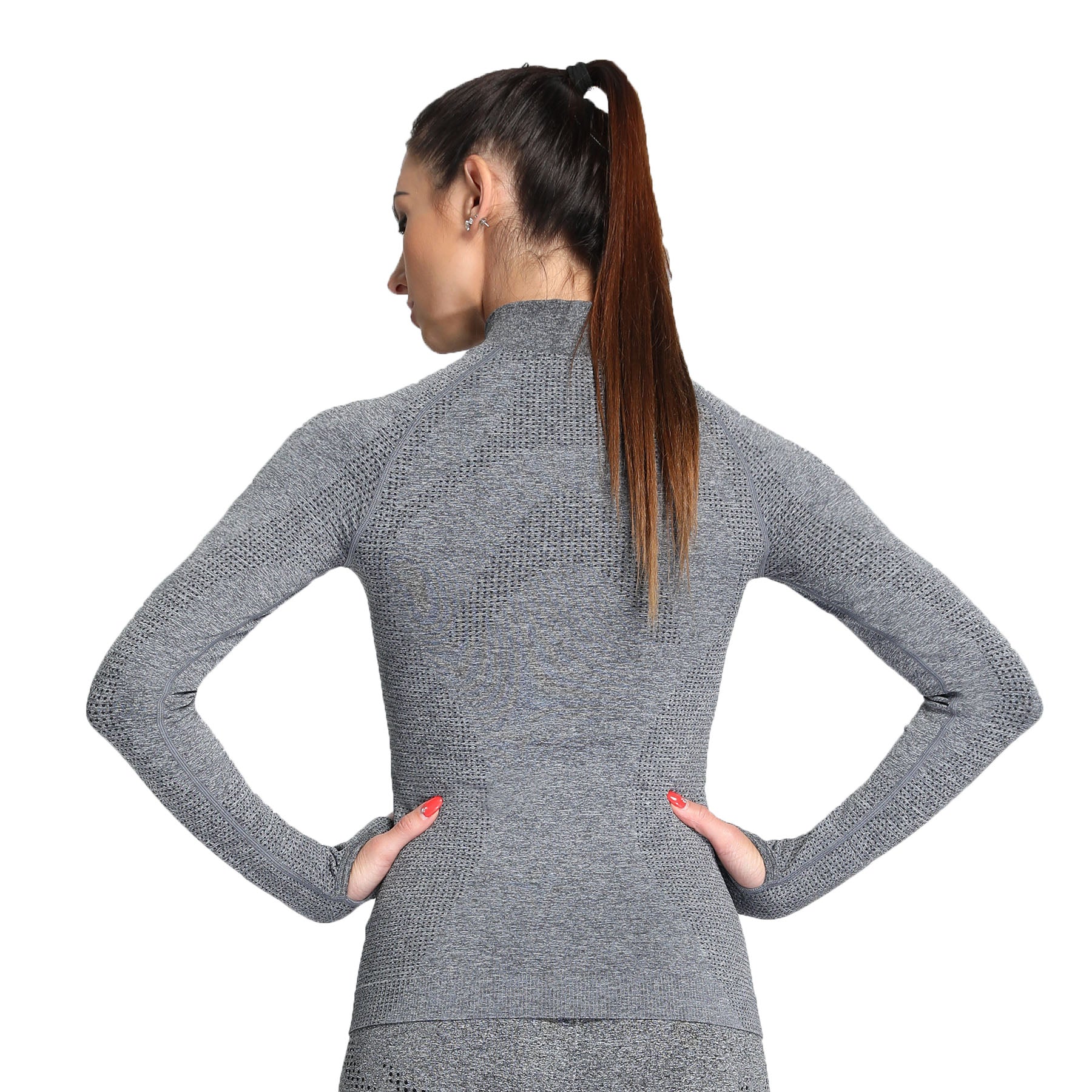 Aoxjox Women's Vital Long Sleeve Quarter Zip Pullover