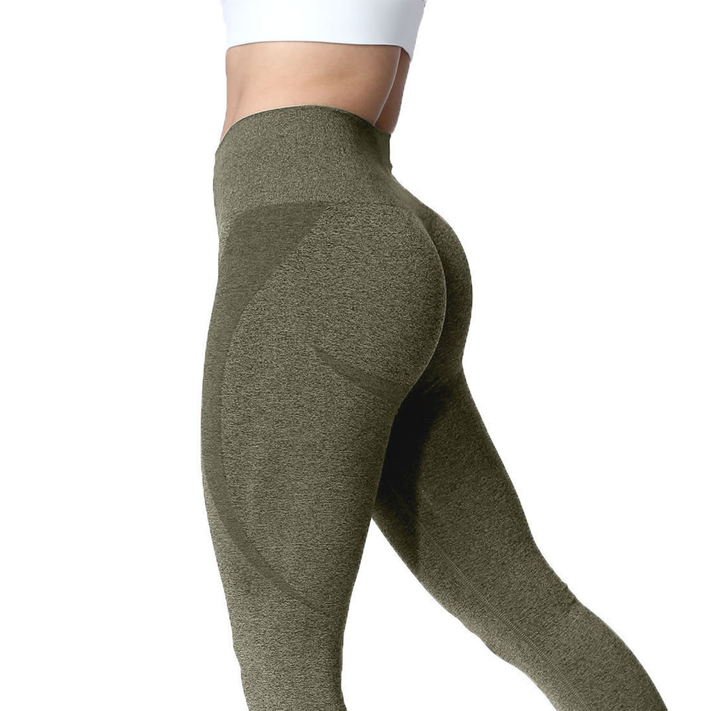 Aoxjox Darks Smile Contour Seamless Leggings