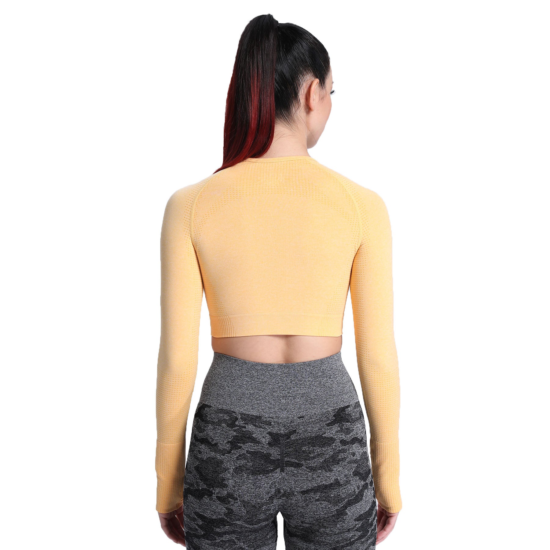 Aoxjox Vital Long Sleeve Crop Top