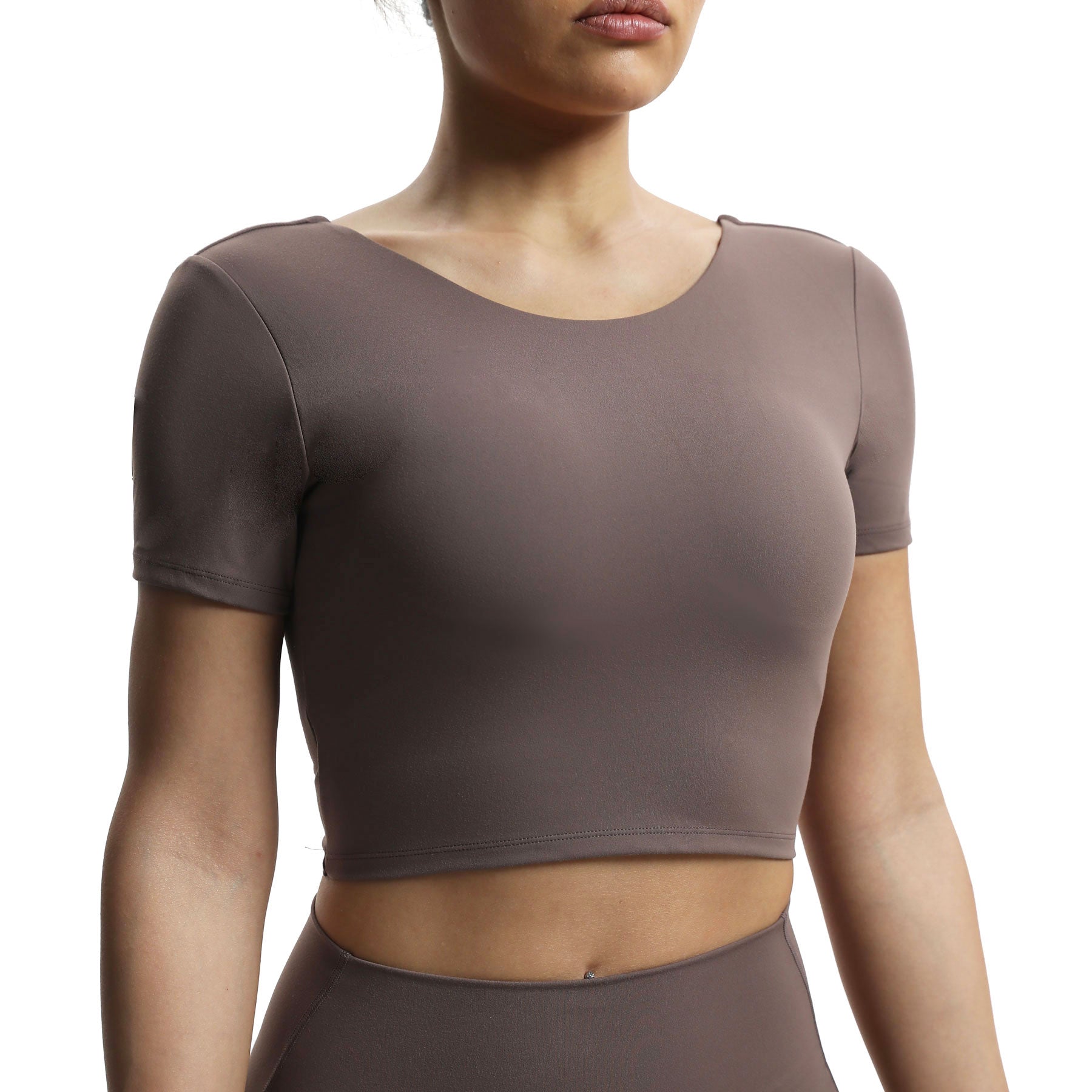 Aoxjox "Emma" Short Sleeve Twist Back Top