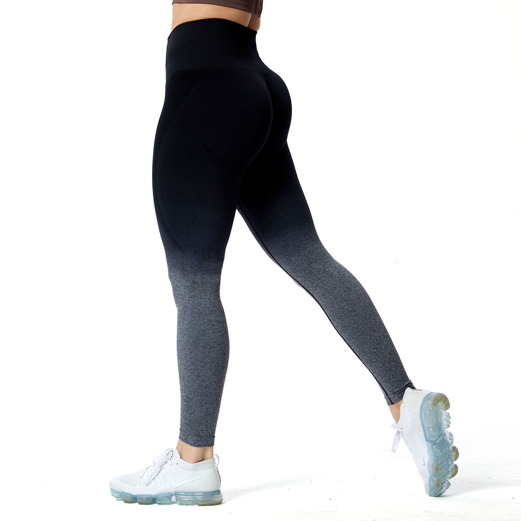 Aoxjox Seamless Leggings for Women High Waisted Ombre Gym Workout