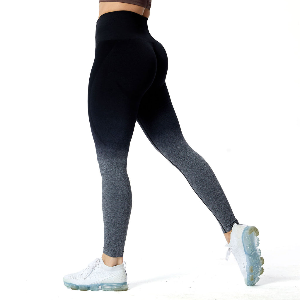 Aoxjox Smile Contour Ombre Seamless Leggings