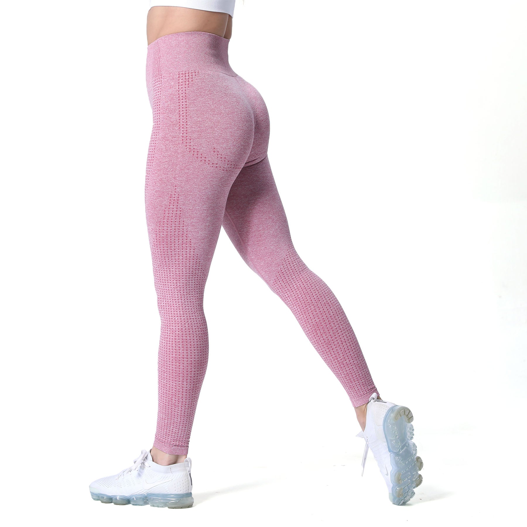 Aoxjox Women's High Waist Workout Gym Vital Seamless Leggings Yoga Pants  (Navy Marl, X-Small) : Sports & Outdoors 