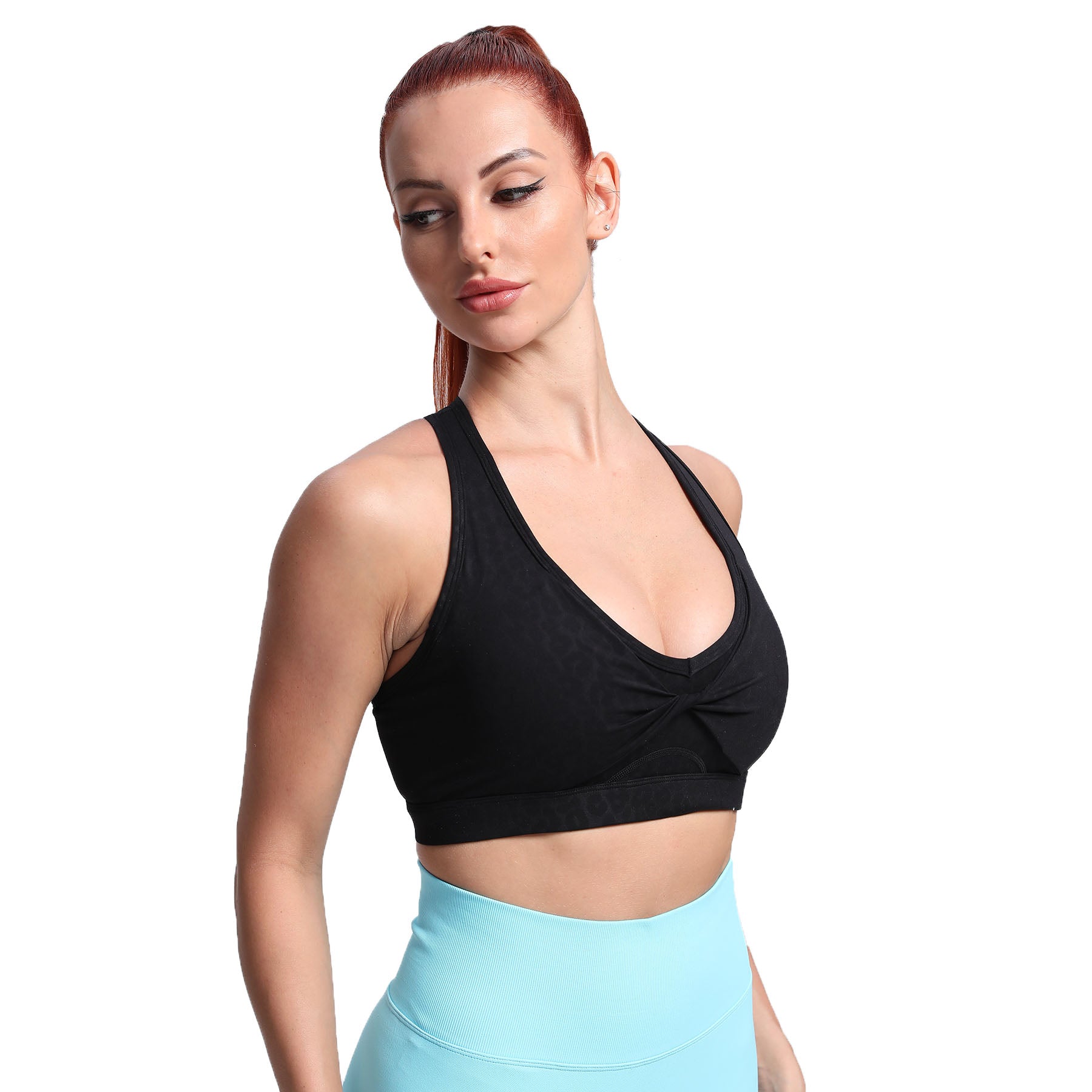 Aoxjox V-shaped racer back bras