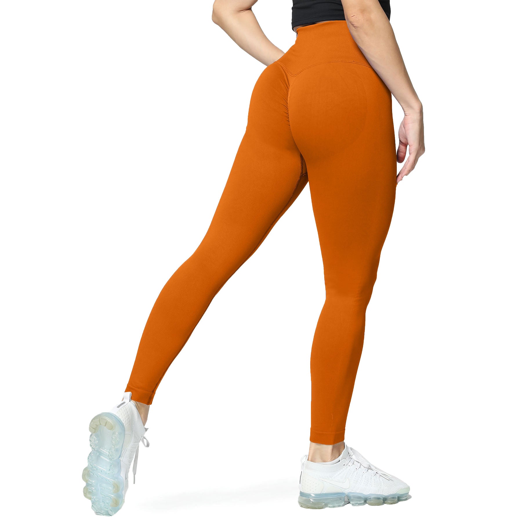 Aoxjox Workout Seamless Leggings for Women High Waisted Fitness Yoga  Contour Sculpt Scrunch Leggings (Dark Forest, X-Small) at  Women's  Clothing store